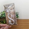 1 Kit Lembrancinha personalizada de chaveiro do infinito com iniciais