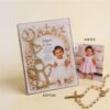 Kit Lembrancinha personalizada de batizado com foto e chaveiro
