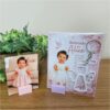 1 Kit Lembrancinha personalizada de batizado com foto e chaveiro