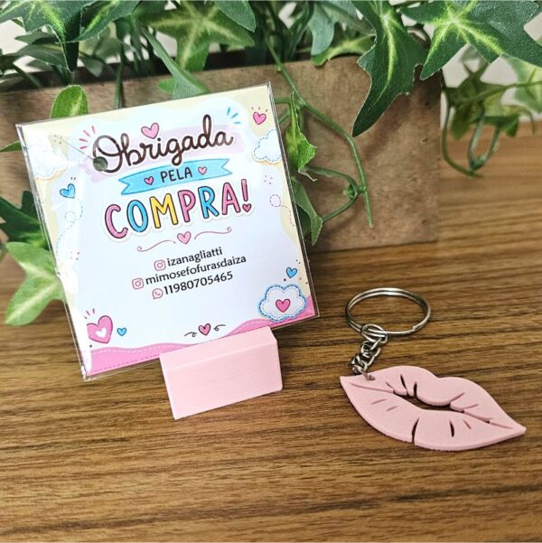 2 Kit Lembrancinha mini chaveirinhos brindes para clientes
