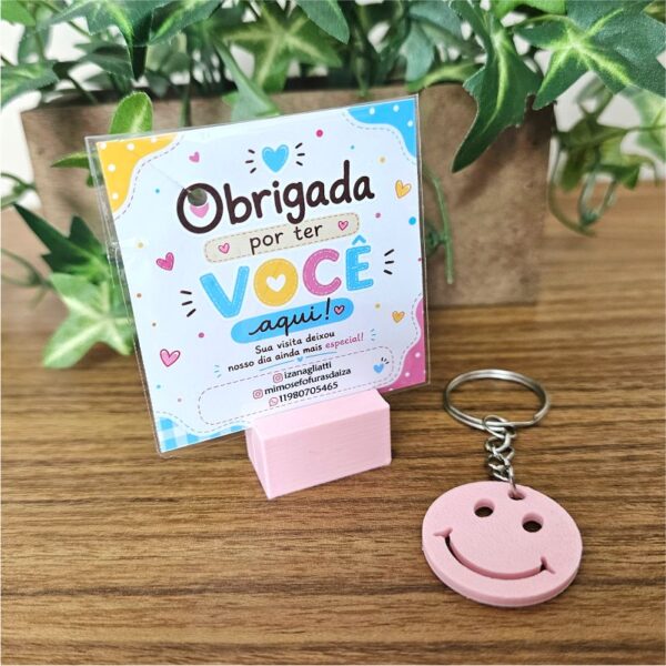 5 Kit Lembrancinha mini chaveirinhos brindes para clientes