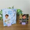 5 Kit Lembrancinha personalizada de batizado com foto e chaveiro