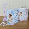 6 Kit Lembrancinha personalizada de batizado com foto e chaveiro
